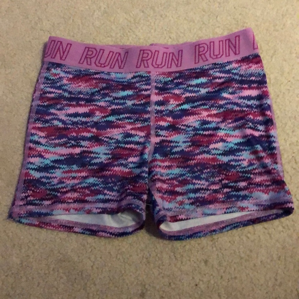 kids vibrant spandex shorts